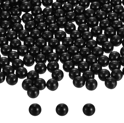2600 schwarze ABS-Perlen 6 mm, Vasenfüller 300 g, Dekoperlen
