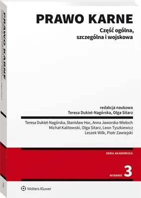 Produktbild von Prawo karne. Część ogólna, szczególna i wojskowa