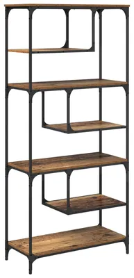 Obrázek produktu pro vidaXL Stará dřevěná knihovna 81 x 36 x 176 cm materiál na bázi dřeva