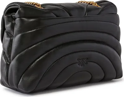 Immagine prodotto di PINKO Pelle borsa a tracolla borsa a tracolla Love Puff Classic CL Sheep Nappa Quilt Black - Antique Gold nero