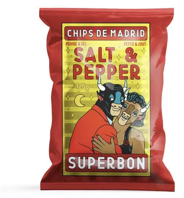 Zdjęcie produktu dla Superbon Chips Poivre et Sel – chipsy ziemniaczane z solą i pieprzem 125 g