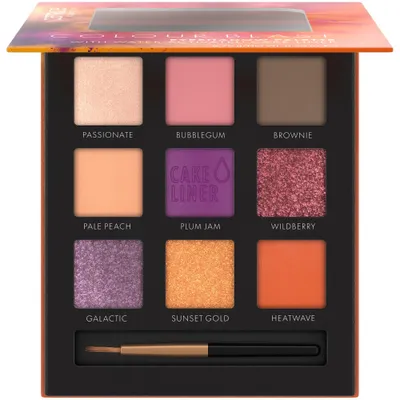 Produktbild von CATRICE Colour Blast, Puder, Rauchig, Glättend, Mehrfarbig, Tangerine meets Lilac, 9 Farben, Matte, Metallisch