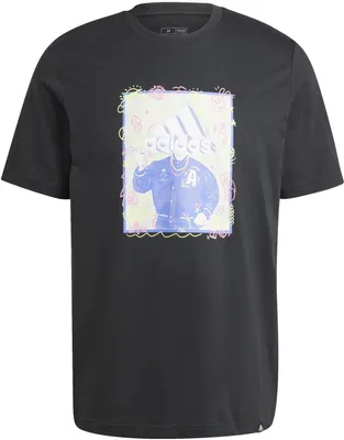Produktbild von Adidas Herren T-Shirt Doodle T Navy S