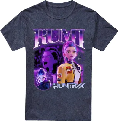 Obrázek produktu pro K-Pop Demon Hunters - "Huntr/X" Tričko pro muže/dámy Uni TV20370 (S) (Námořnická modrá)