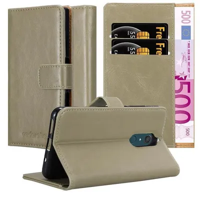 Image de Cadorabo Housse pour WIKO VIEW XL Housse marron Housse pour téléphone portable Book Case Etui Luxury