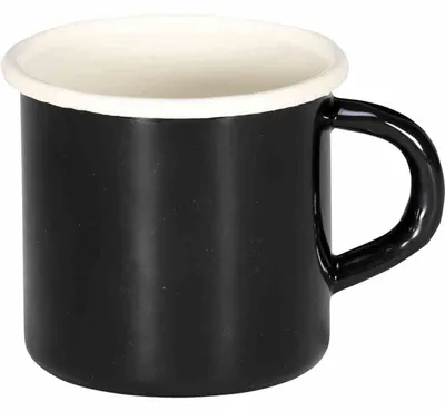 Produktbild von Becher "Triest" 8 cm Emaille weiß