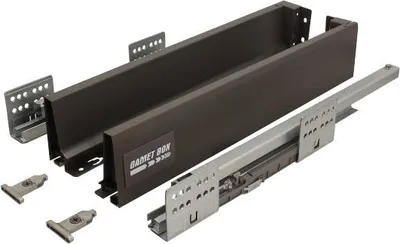 Obrázek produktu pro Zásuvka GAMET BOX2, nízká, antracitová, 400 mm