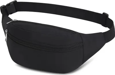 Produktbild von Wasserdichte Hüfttasche, Verstellbar, 120 g, für Laufen, Wandern, Schwarz