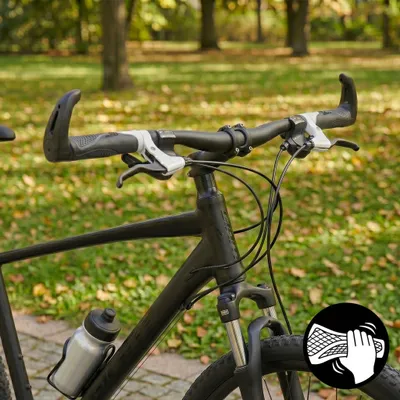 Produktbild von Fahrradgriffe, Rutschfeste Fahrradgriffe, Gummi-Ecken, Griffe Mit Ecken
