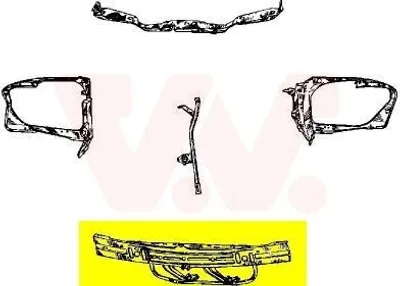 Produktbild von VAN WEZEL Querträger 3024654 Vorne passend für MERCEDES-BENZ Stufenheck (W124)