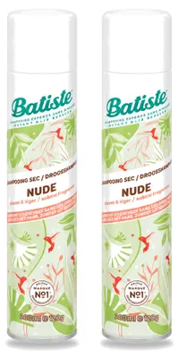 Imagen del producto de 2 champús secos Batiste Nude - 200 ml - Paquete ahorro - 2 unidades