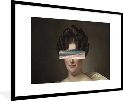 Produktbild von MuchoWow® Gerahmtes Poster Johanna Henriëtte Engelen - Dubois Drahonet - Gemälde 90x60 cm - Poster mit Schwarzem Bilderrahmen Wandposter Rahmen Foto Bilder - Wanddekoration - Fotos