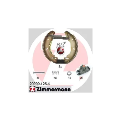 Produktbild von ZIMMERMANN 20990.125.4 Bremsensatz Trommelbremse Hinterachse
