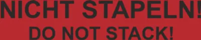 Produktbild von Paketband, "Nicht Stapeln!" - Rolle à 66 m | 50x0 mm, 66 m