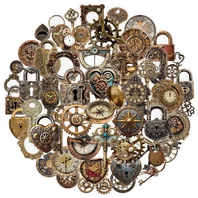 Imagen del producto de Accesorios para álbumes de recuerdos estilo vintage, 100 unidades, pegatinas para bullet journal