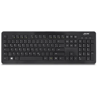 Immagine prodotto di Design Desktop - set tastiera-mouse - USB 2,4GHz wireless - layout DE - ottica max. 1600dpi - nero (55368A)