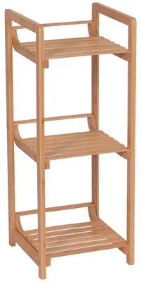 Obrázok produktu pre Lambie 3-poschodová kúpeľňová polica 75x30x30 cm Bambus odolný voči vlhkosti