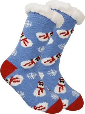 Produktbild von Weihnachtssocken, dicke, warme, rutschfeste Haussocken, niedliche Tier-Socken mit flauschigen Bündchen und rutschfestem Einsatz – das perfekte Geschenk zu Weihnachten!