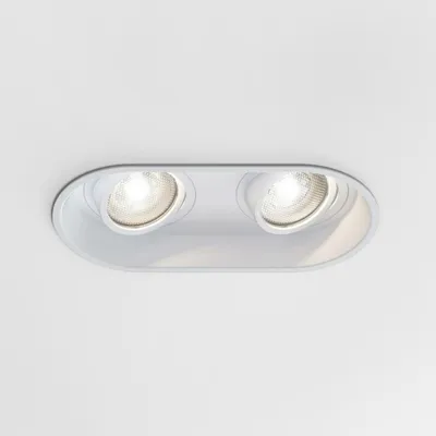 Produktbild von ASTRO Minima Round Twin Einbauleuchte, verstellbar, 2x6W GU10, weiß, 1249028
