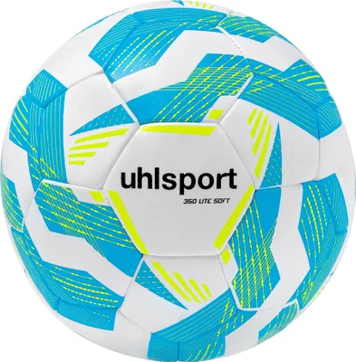 Produktbild von Uhlsport 350 Lite Soft Trainingsball - Weiß / Iceblue / Neongelb