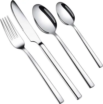 Produktbild von Famanu Besteckset 24-teilig - Hochglanzpoliert, für 6 Personen
