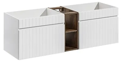 Image de Ensemble meubles sous vasque - 140 cm - Emblematic White