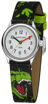 Produktbild von Jacques Farel HCC921 Dinosaurier T-Rex Uhr Junge Kinderuhr schwarz