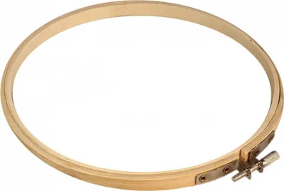 Stickrahmen Holz rund Stickring Holzstickrahmen Holzstickring natur, 20cm