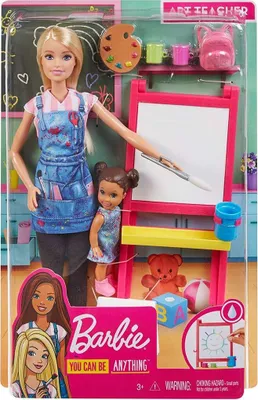 Produktbild von Mattel GJM29 - Barbie - You can be anything - Puppe, Spielset, Kunstlehrerin