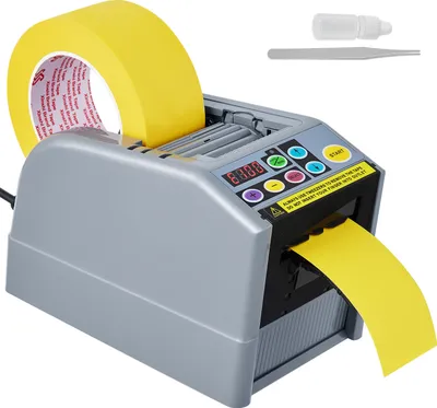 Produktbild von SucceBuy Zcut-9 Automatischer Klebebandspender, elektrischer Klebebandschneider, Verpackungsmaschine für 6–60 mm Bandbreite