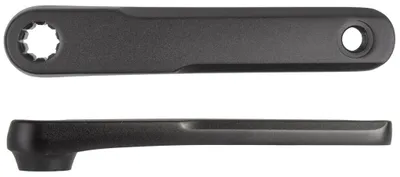 Zdjęcie produktu dla M-Wave E-Bike Korba lewa aluminiowa ISIS 175 mm – czarna, przesunięcie 0 mm, do ISIS-T...