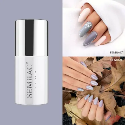 Produktbild von Semilac Business Line Blue Grey UV Hybrid Nail Polish 7ml