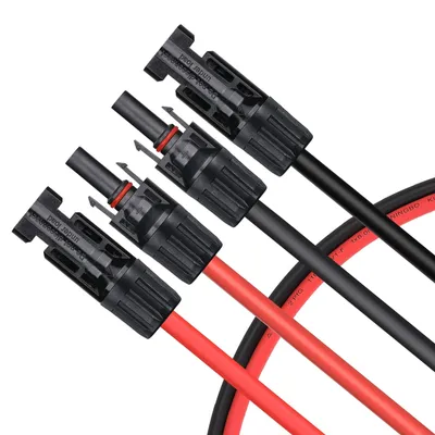 Obrázek produktu pro Prodlužovací kabel solární kabel 6mm² 1metr solární zástrčka pro solární moduly