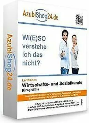 Image de AzubiShop24.de Lernkarten Wirtschafts- und Sozialkunde (Drogist/-in)
