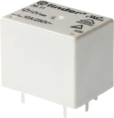 Produktbild von FINDER Printrelais 6 V/DC, 10 A, 1 Wechsler 36.11.9.006.4011