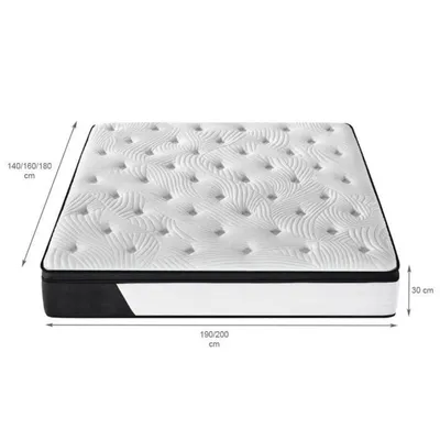 Produktbild von Matratze 160 x 200 x 30 cm – 690 Taschenfedern und Formgedächtnis