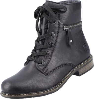 Produktbild von Rieker Boot - Schwarz Synthetik Größe: 36 Normal