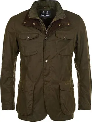 Produktbild von Barbour Winterjacke Baumwolle grün normale Passform