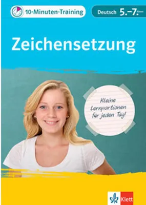 Produktbild von Klett 10-Minuten-Training Deutsch Rechtschreibung Zeichensetzung 5.-7. Klasse