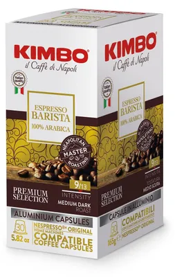 Produktbild von Kimbo Espresso Barista 100% Arabica Alu Kapseln 30 Stück