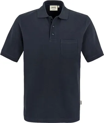 Produktbild von HAKRO Pocket-Poloshirt Top 802, tinte, 3XL
