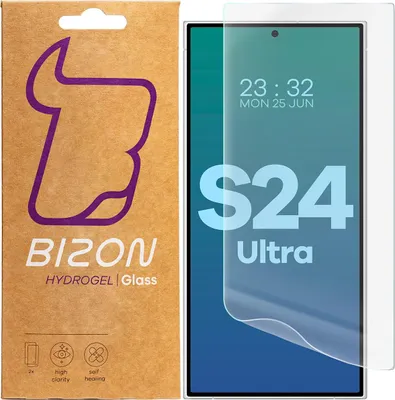 Produktbild von Folia hydrożelowa na ekran Bizon Glass Hydrogel Front do Galaxy S24 Ultra, 2 sztuki