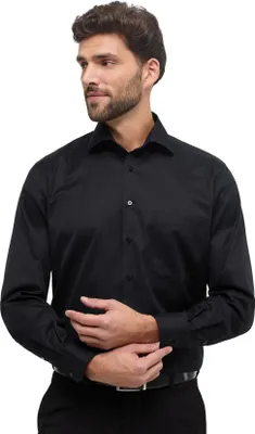 Produktbild von Eterna Comfort Fit Hemd schwarz