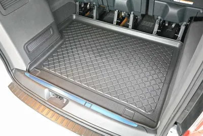 Produktbild von Gummierte Premium Kofferraumwanne für FORD Tourneo Custom (L2) Facelift von 2018-06.2023
