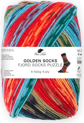 Produktbild von Pro Lana FJORD SOCKS PUZZLE 100 g Stricken zu einem Abenteuer der Formen und Farben 83