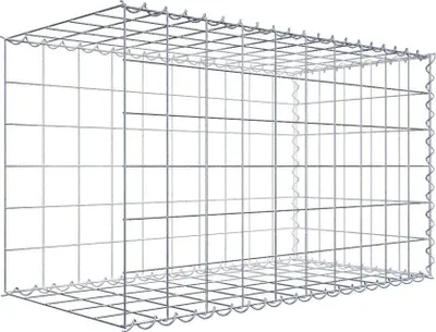 Produktbild von Anbaugabione Typ 2 100 cm x 60 cm x 50 cm (L x H x T), Maschenweite 10 cm x 10 cm, Spirale