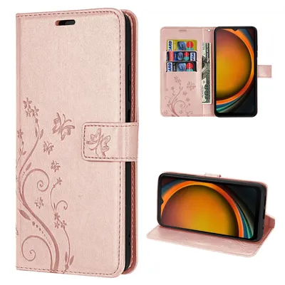 Produktbild von Hülle für Samsung Xcover 7 Handyhülle Handy Tasche Flip Wallet Case Klapphülle Rosegold