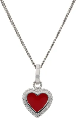 Produktbild von Kinder Herzanhänger Silber 925 rot JL10-02-3006 JuwelmaLux
