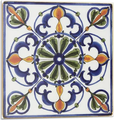 Produktbild von Pflanzenmuster Mit Ornamenten – Selbstklebend – Wandverkleidung – Wandpaneel – Wanddeko – Dekorative Wandpaneele – 3D Wandpaneele – Wandgestaltung selbstklebend – 4 Stück 50 x 50 cm