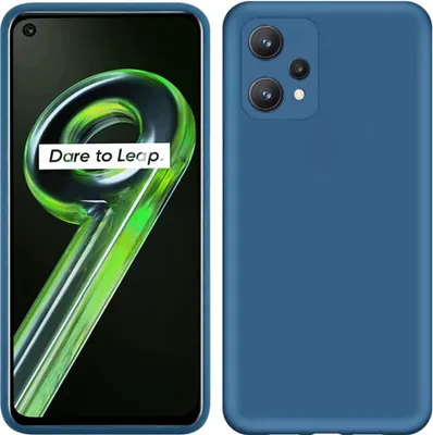 Produktbild von OPPO Realme 9 5G Hülle, Flüssig Silikon Weich Gummi Schutzhülle für OPPO Realme 9 5G / Realme 9 Pro 5G Blau